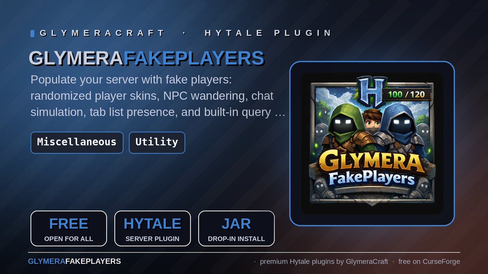 GlymeraFakePlayers screenshot