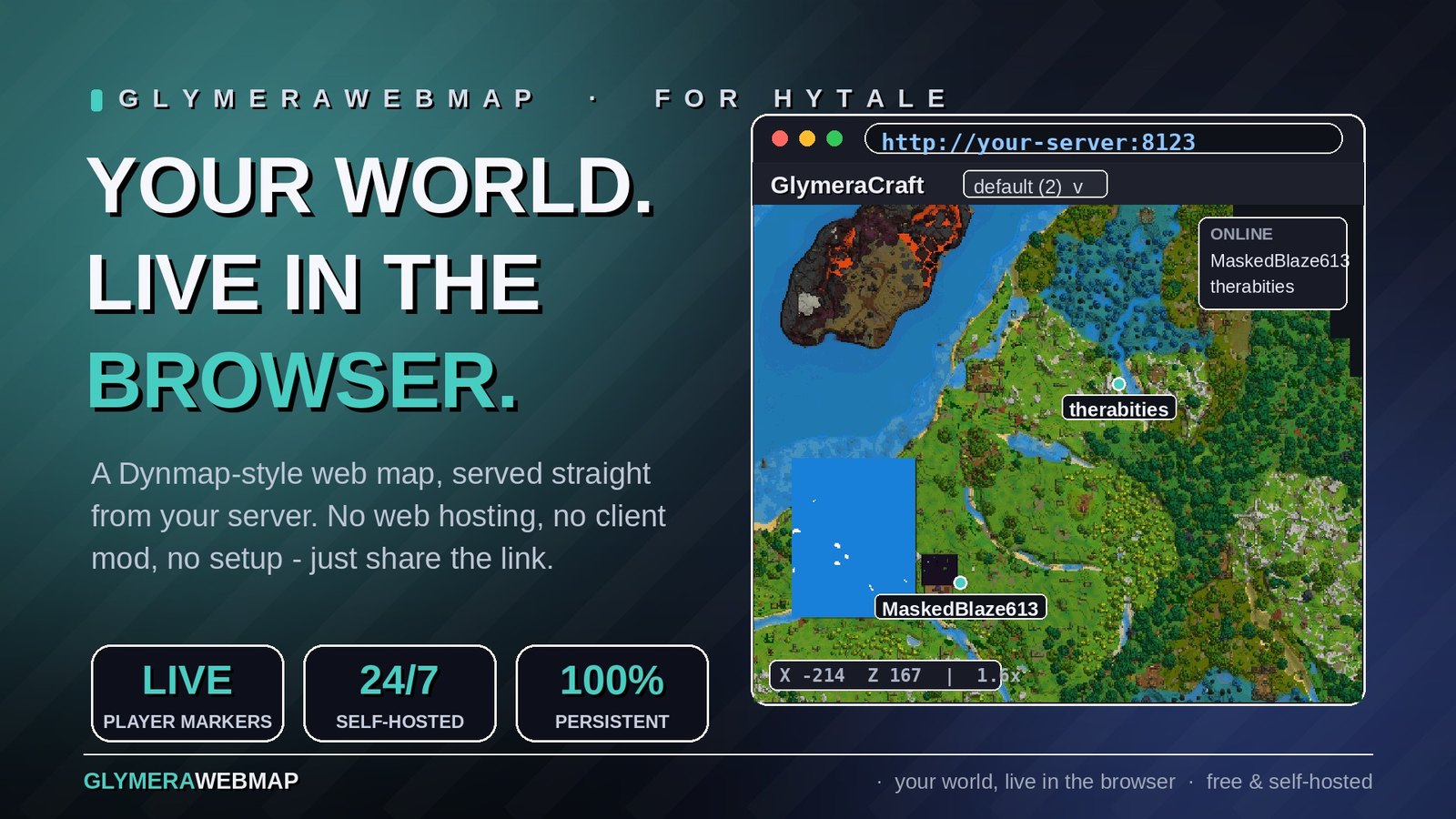 GlymeraWebMap screenshot